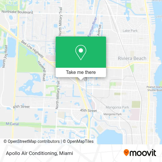 Apollo Air Conditioning map