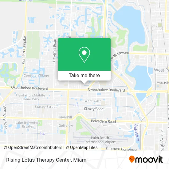 Rising Lotus Therapy Center map