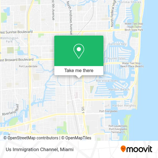 Us Immigration Channel map