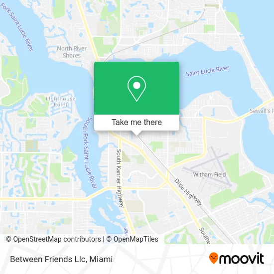 Between Friends Llc map