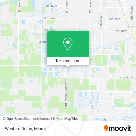 Western Union map