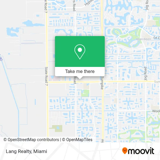 Lang Realty map