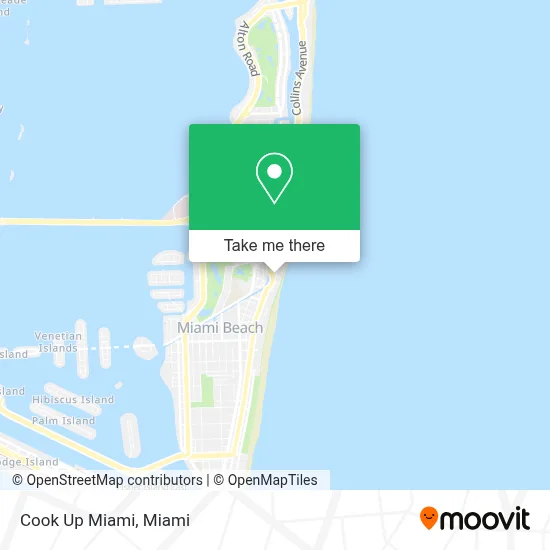 Cook Up Miami map