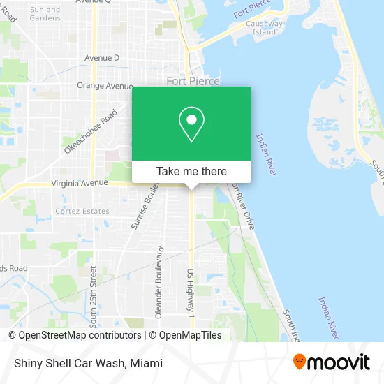 Shiny Shell Car Wash map