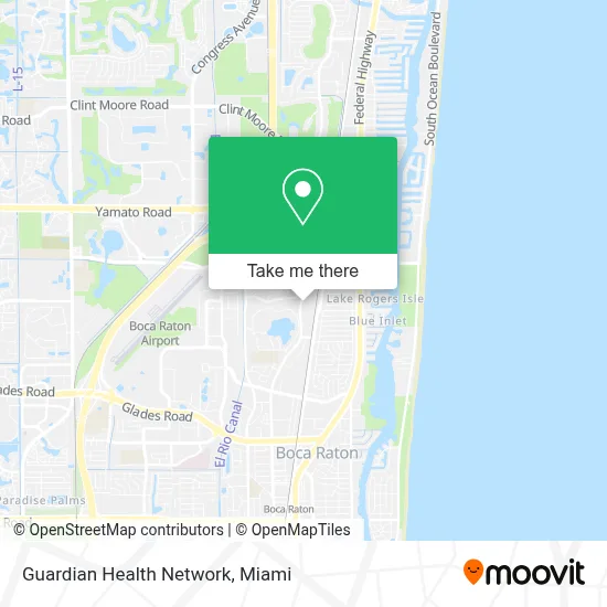 Guardian Health Network map