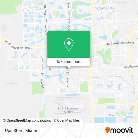 Ups Store map