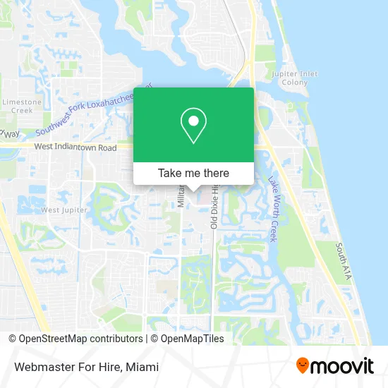 Webmaster For Hire map
