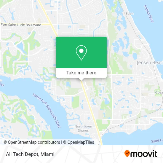 All Tech Depot map