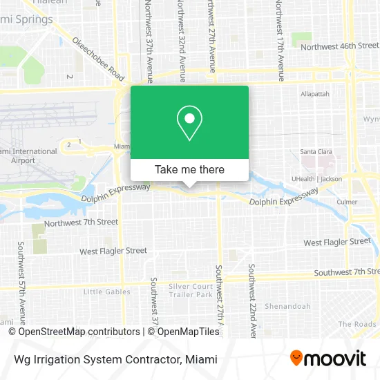 Wg Irrigation System Contractor map