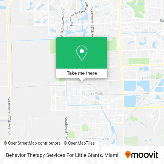 Behavior Therapy Services For Little Giants map