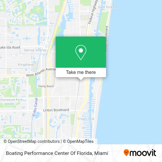 Boating Performance Center Of Florida map