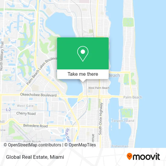 Global Real Estate map