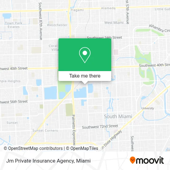 Jm Private Insurance Agency map
