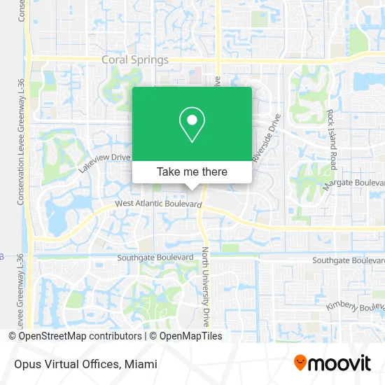 Opus Virtual Offices map