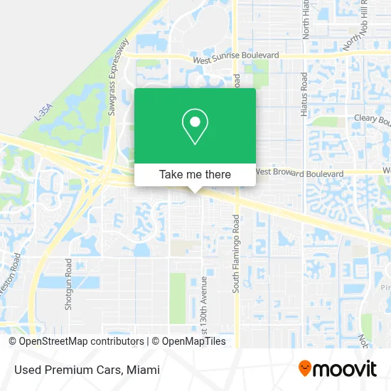 Used Premium Cars map
