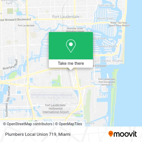 Plumbers Local Union 719 map