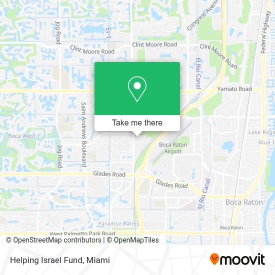 Helping Israel Fund map