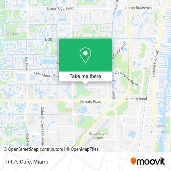 Rita's Cafe map