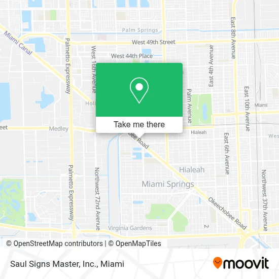 Saul Signs Master, Inc. map