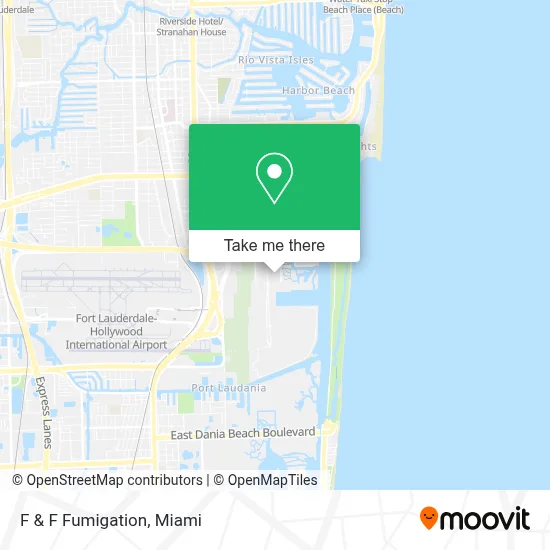 F & F Fumigation map
