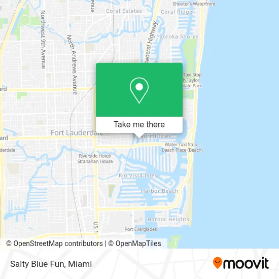 Salty Blue Fun map