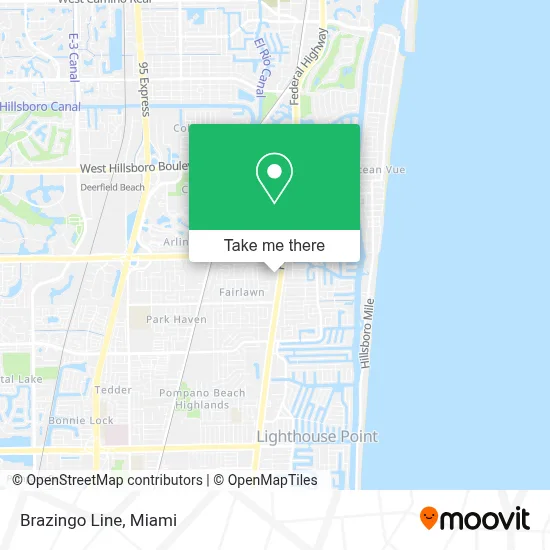 Brazingo Line map