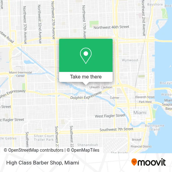 High Class Barber Shop map