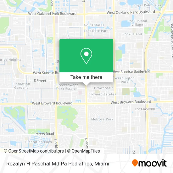 Rozalyn H Paschal Md Pa Pediatrics map