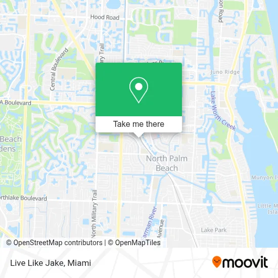 Live Like Jake map
