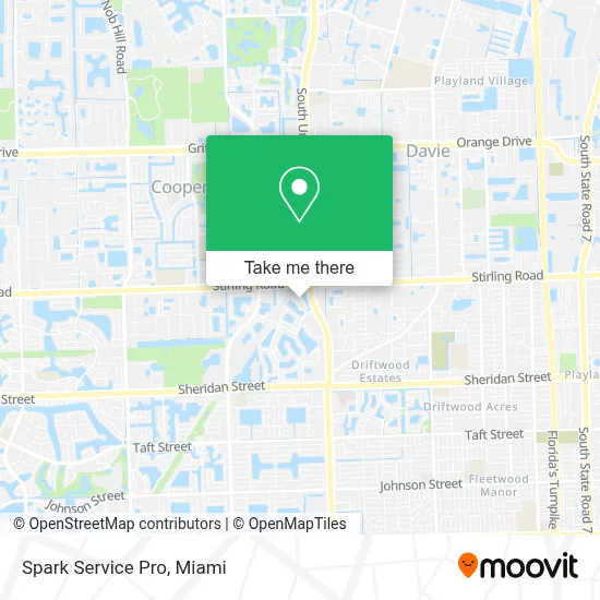 Spark Service Pro map