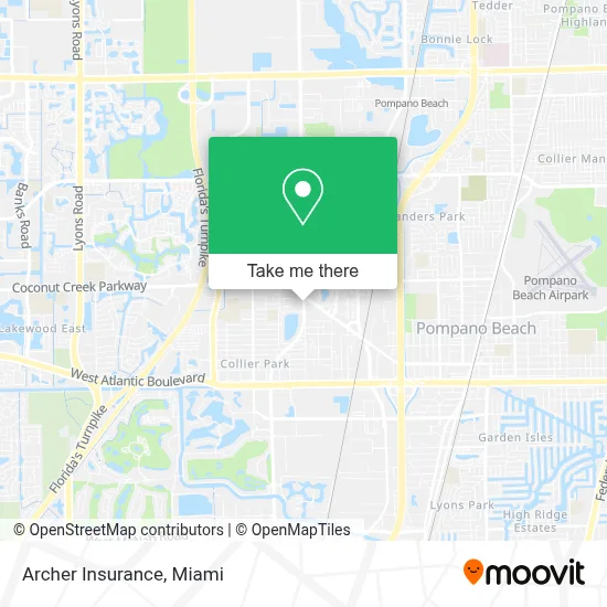 Archer Insurance map