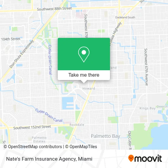 Nate's Farm Insurance Agency map