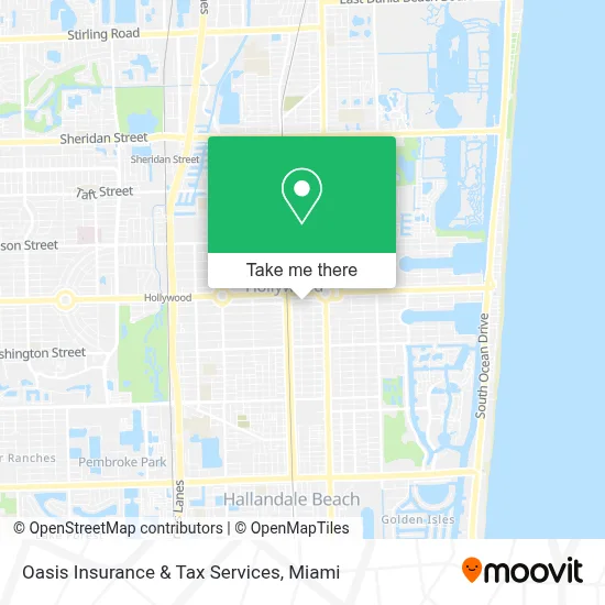 Oasis Insurance & Tax Services map
