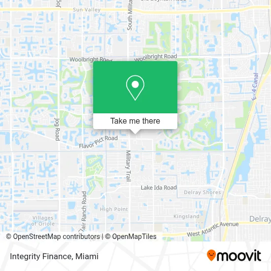Integrity Finance map