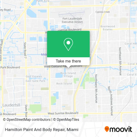 Hamilton Paint And Body Repair map