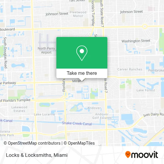 Locks & Locksmiths map