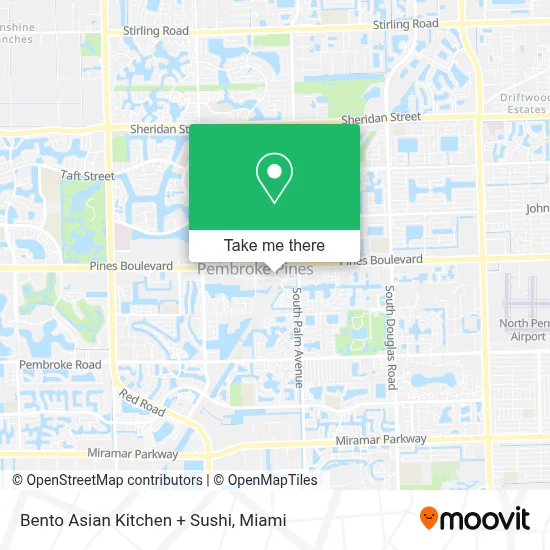Bento Asian Kitchen + Sushi map