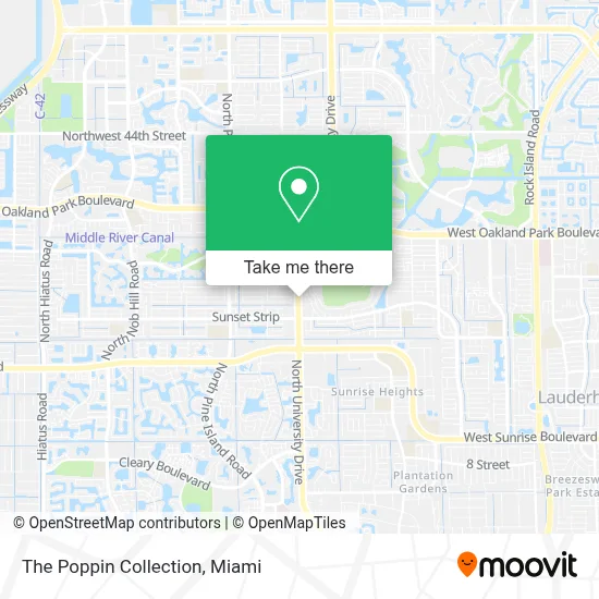 The Poppin Collection map
