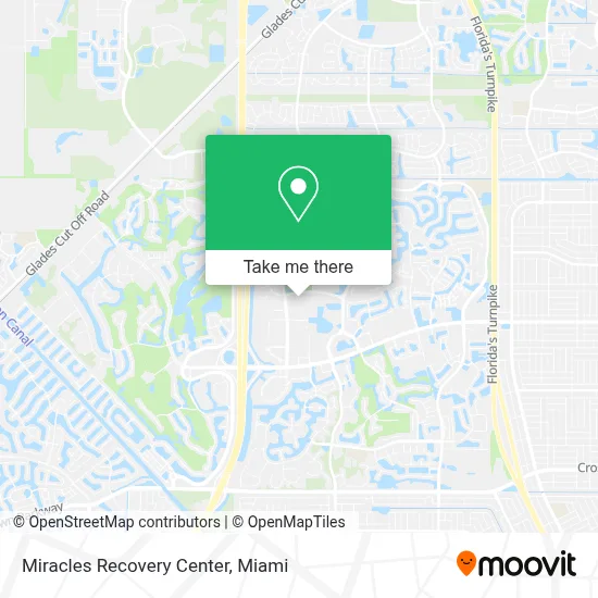 Miracles Recovery Center map