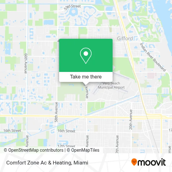 Comfort Zone Ac & Heating map