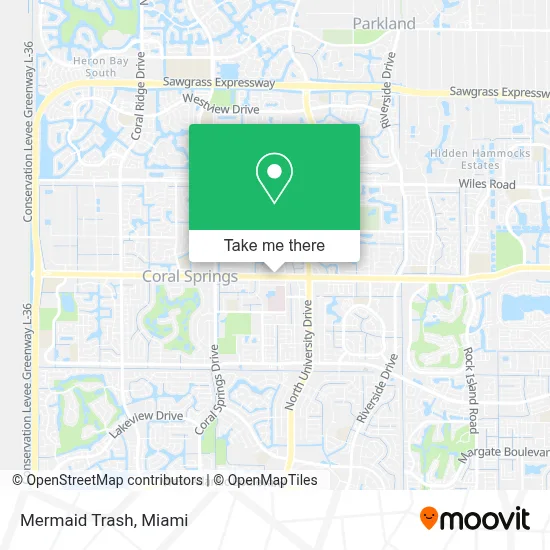 Mermaid Trash map