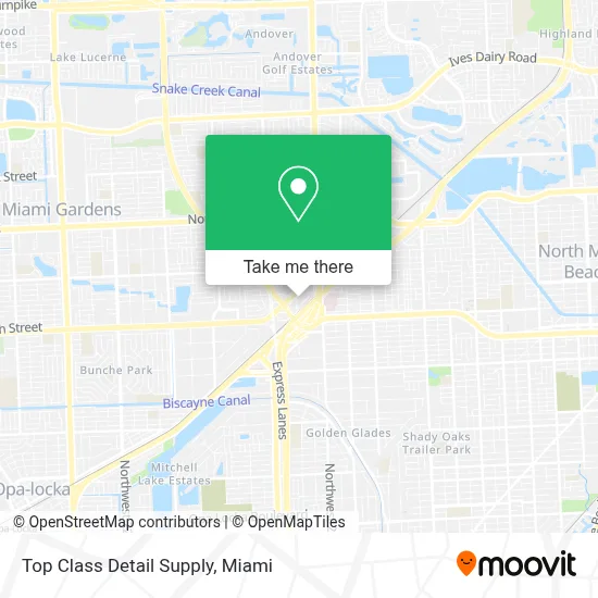 Top Class Detail Supply map