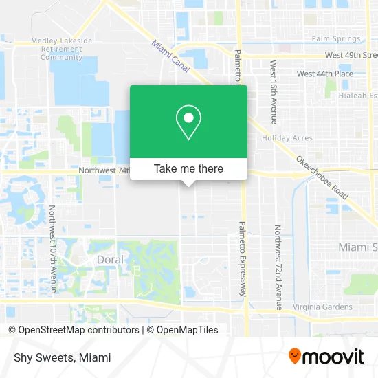 Shy Sweets map