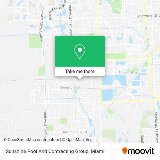 Sunshine Pool And Contracting Group map