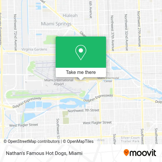 Nathan's Famous Hot Dogs map