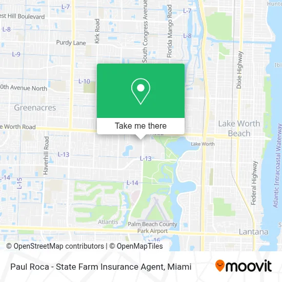 Paul Roca - State Farm Insurance Agent map