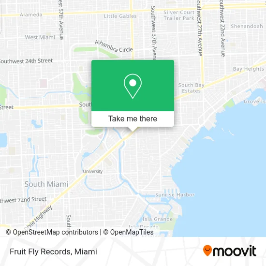 Fruit Fly Records map