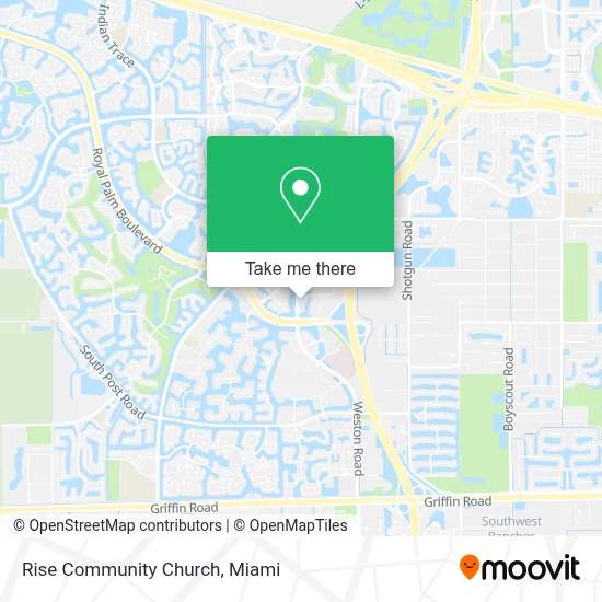 Rise Community Church map