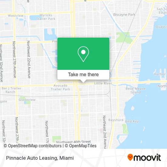 Pinnacle Auto Leasing map