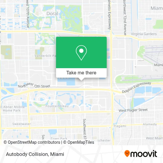 Autobody Collision map